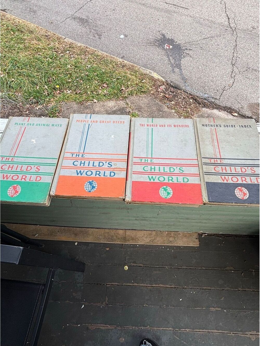 The child's world book 40's or 50's set of four